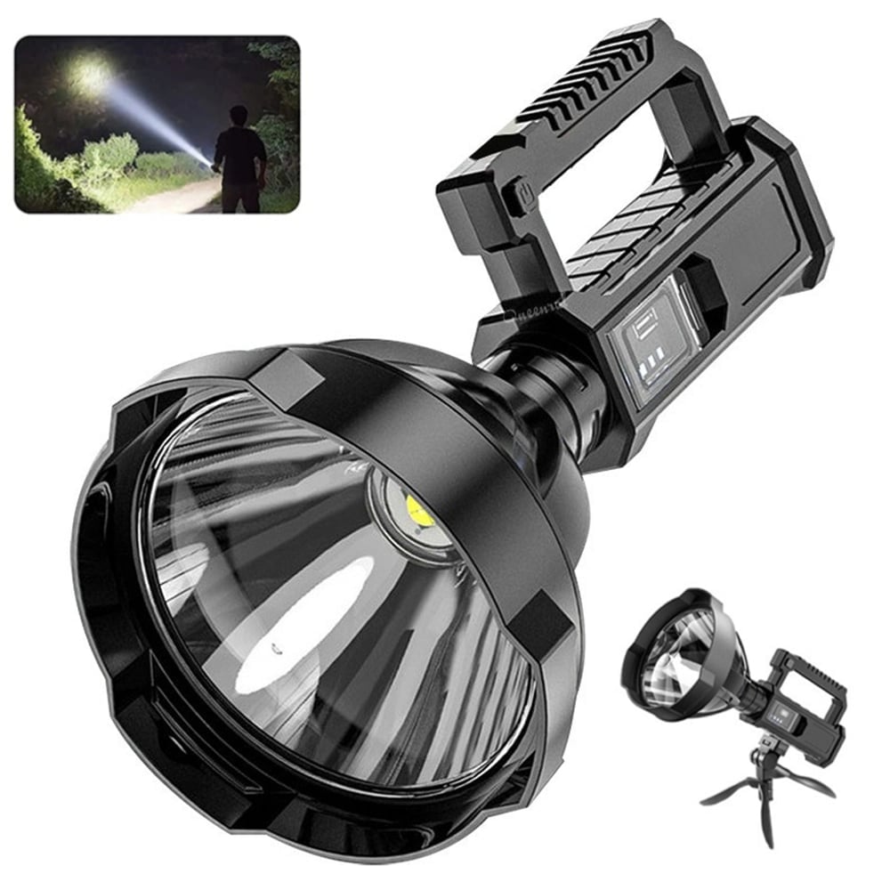 ⏰Promoción último día 49% DE DESCUENTO-Linterna de mano recargable Spotlight gothems1