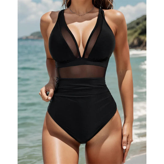 🏖️ 🏖️ Rebajas pre-verano 50% DESCUENTO🏝️Bañador Mesh Tummy Control