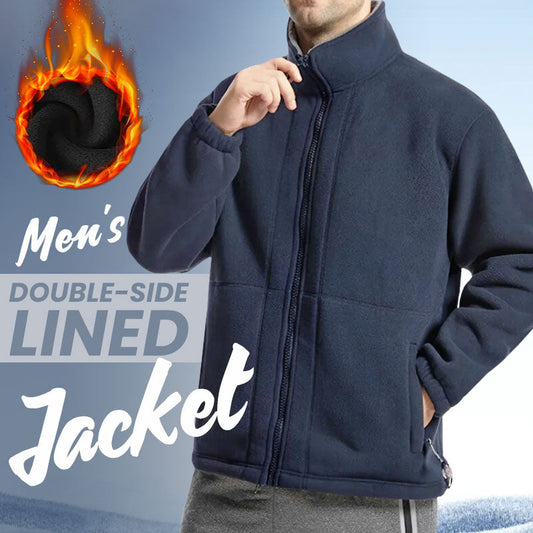 🔥 Envío Gratis - Chaqueta de Forro Polar Doble Cara para Hombre