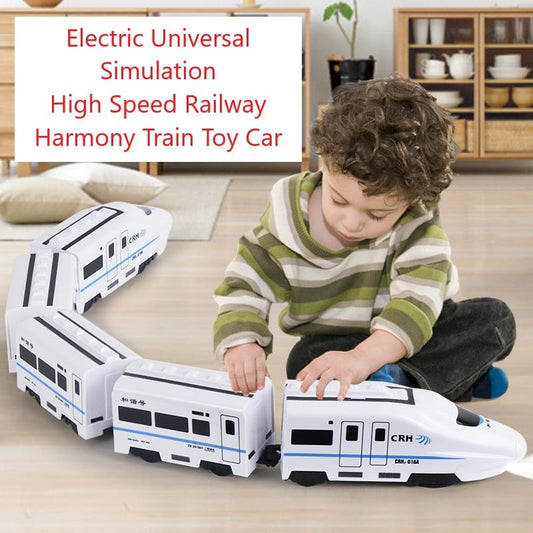 🎄🎄Tren eléctrico universal de simulación de alta velocidad Harmony Train Toy