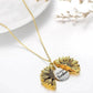 ?"You Are My Sunshine"?Collar Girasol Con Caja De Regalo