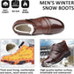 Caliente de los hombres de imitación de piel forrada de tobillo de nieve Botas de negocios