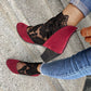 Tacones altos de encaje elegantes para mujer en verano