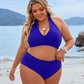 👙 Trajes de baño con control de abdomen Modestos conjuntos de bikini de cintura alta