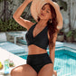 👙 Trajes de baño con control de abdomen Modestos conjuntos de bikini de cintura alta