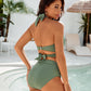 👙 Trajes de baño con control de abdomen Modestos conjuntos de bikini de cintura alta