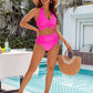 👙 Trajes de baño con control de abdomen Modestos conjuntos de bikini de cintura alta
