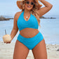 👙 Trajes de baño con control de abdomen Modestos conjuntos de bikini de cintura alta