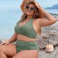 👙 Trajes de baño con control de abdomen Modestos conjuntos de bikini de cintura alta