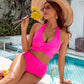 👙 Trajes de baño con control de abdomen Modestos conjuntos de bikini de cintura alta