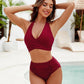 👙 Trajes de baño con control de abdomen Modestos conjuntos de bikini de cintura alta