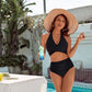 👙 Trajes de baño con control de abdomen Modestos conjuntos de bikini de cintura alta