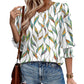 🌞Verano Hot Sale 49% OFF - Blusas informales de manga 3/4 con puños fruncidos para mujer
