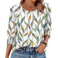 🌞Verano Hot Sale 49% OFF - Blusas informales de manga 3/4 con puños fruncidos para mujer