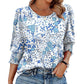 🌞Verano Hot Sale 49% OFF - Blusas informales de manga 3/4 con puños fruncidos para mujer