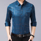Camisa fina sin planchado para hombre