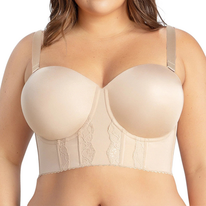 🌞🔥Venta limitada49% de descuento🔥en sujetador para mujer con tirante desmontable y espalda baja