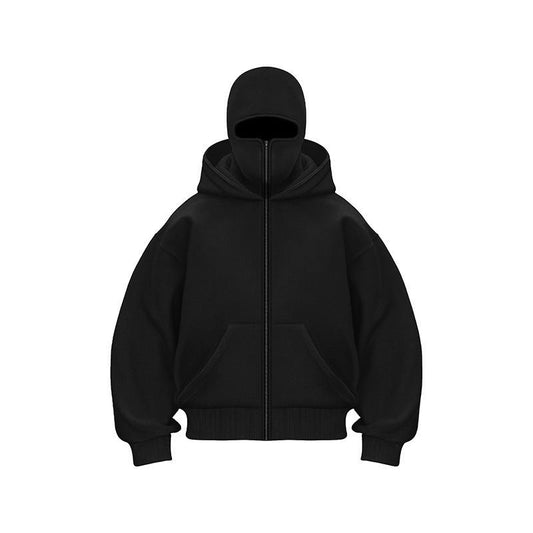 Sudadera con capucha y cremallera Ninja para hombre y mujer