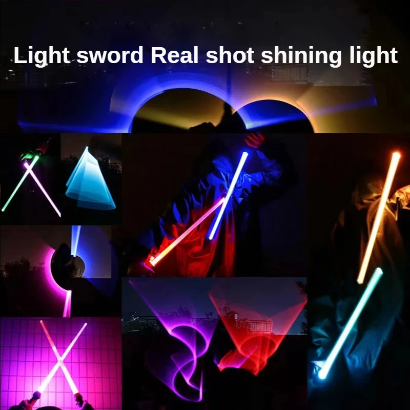 ?2023 Nueva? Cyberpunk Laser Sword，Efectos de sonido, escalable, siete colores，cosplay props comepew