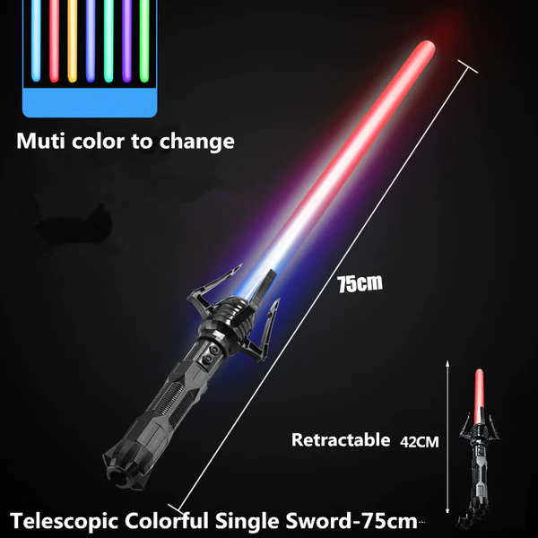 ?2023 Nueva? Cyberpunk Laser Sword，Efectos de sonido, escalable, siete colores，cosplay props comepew