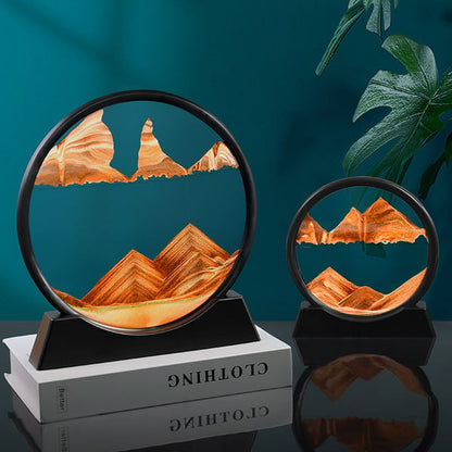 🔥Oferta del último día 49%🔥Reloj de arena 3D Paisaje de arena de las profundidades marinas