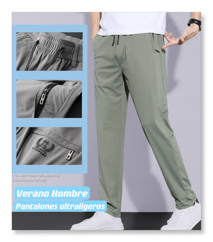 Pantalones Deportivos de Seda de Hielo para Hombres en Verano - Compre 3 envío gratis