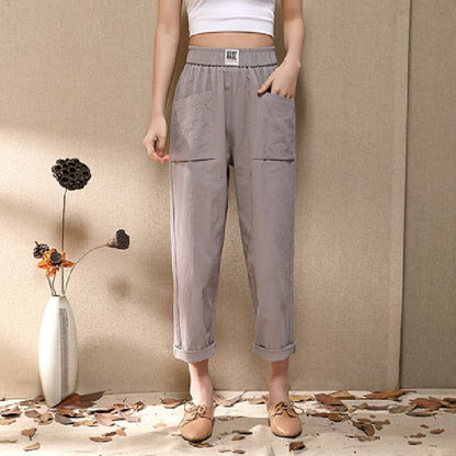 Pantalones sueltos de mujer clawbetter