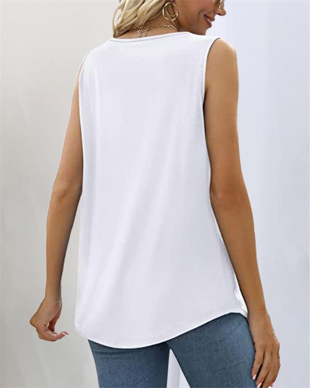 ?Summer Caliente Venta?Camiseta sin mangas con cuello cuadrado canadaify