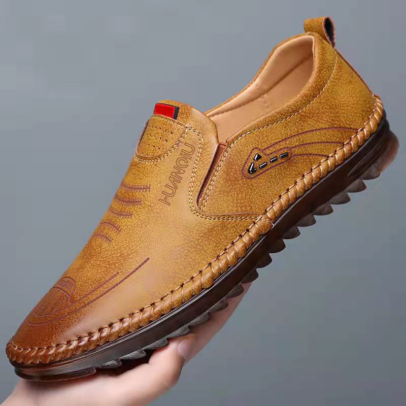 Zapatos casuales de cuero transpirables para hombres - Compre 2 envío gratis jmilyshop